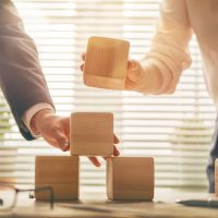 business persons plan a project